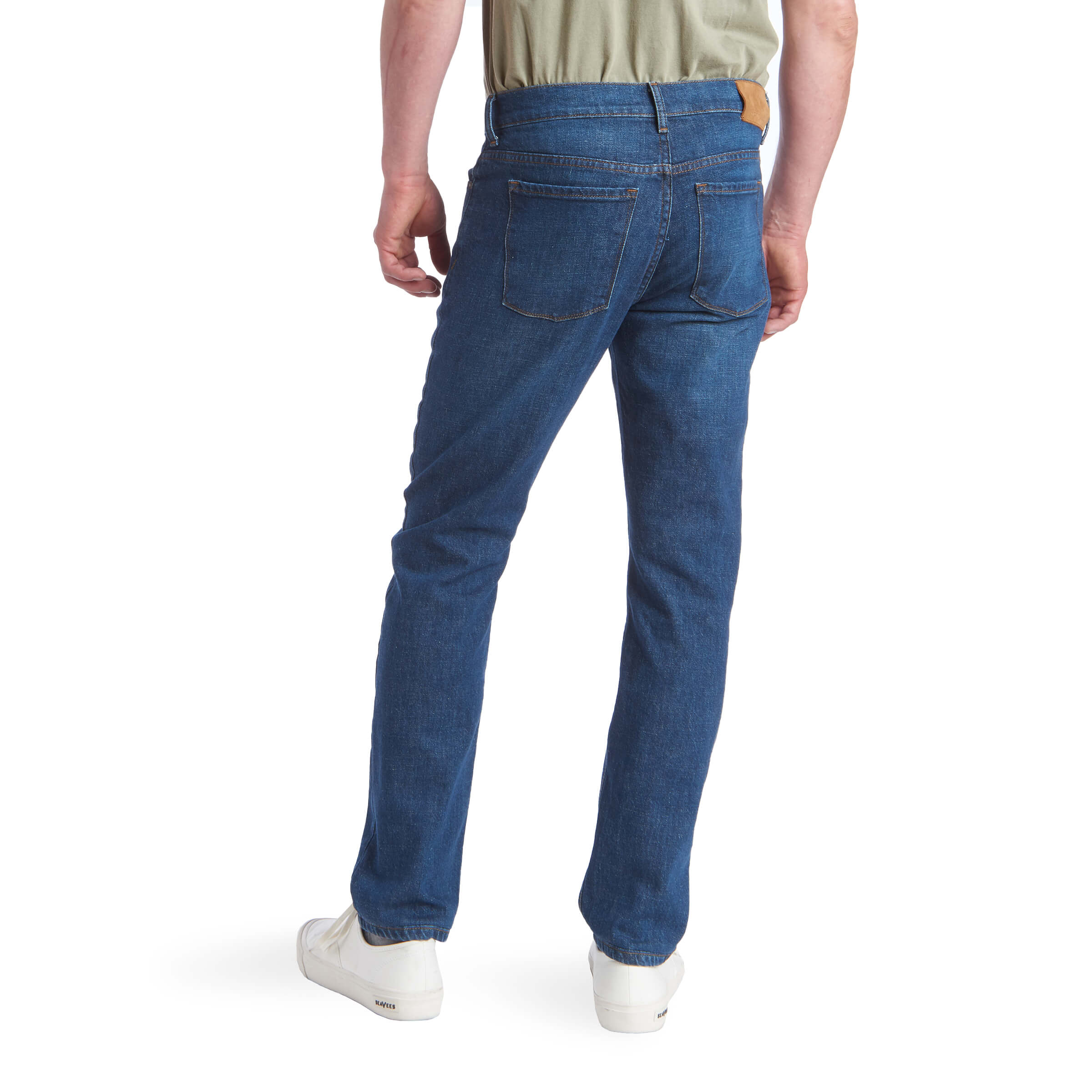 Men wearing Bleu  Médium/Foncé Slim Charlton Jeans