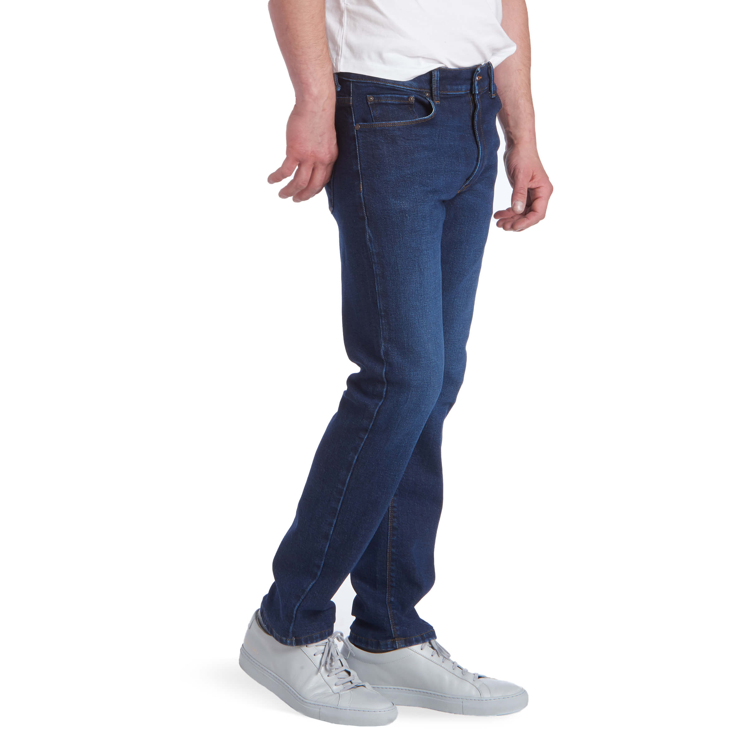 Men wearing Azul oscuro/medio Slim Grand Jeans
