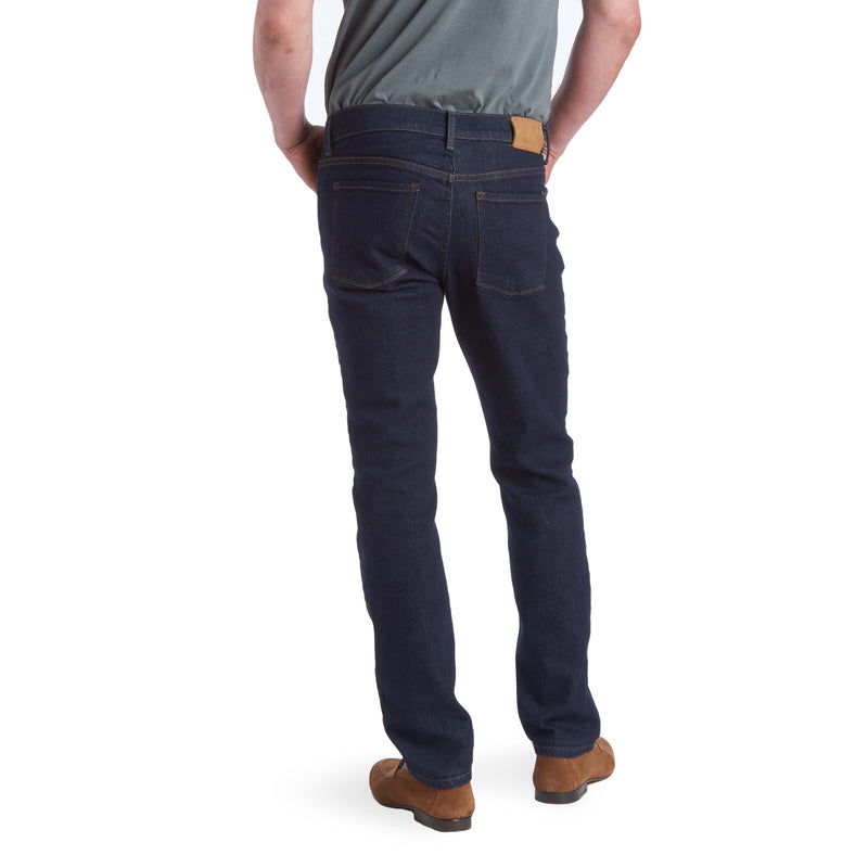Men wearing Bleu Foncé Slim Grand Jeans