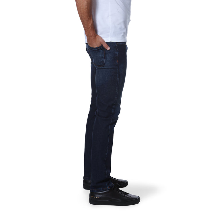Men wearing Bleu  Médium/Foncé Slim Benson Jeans