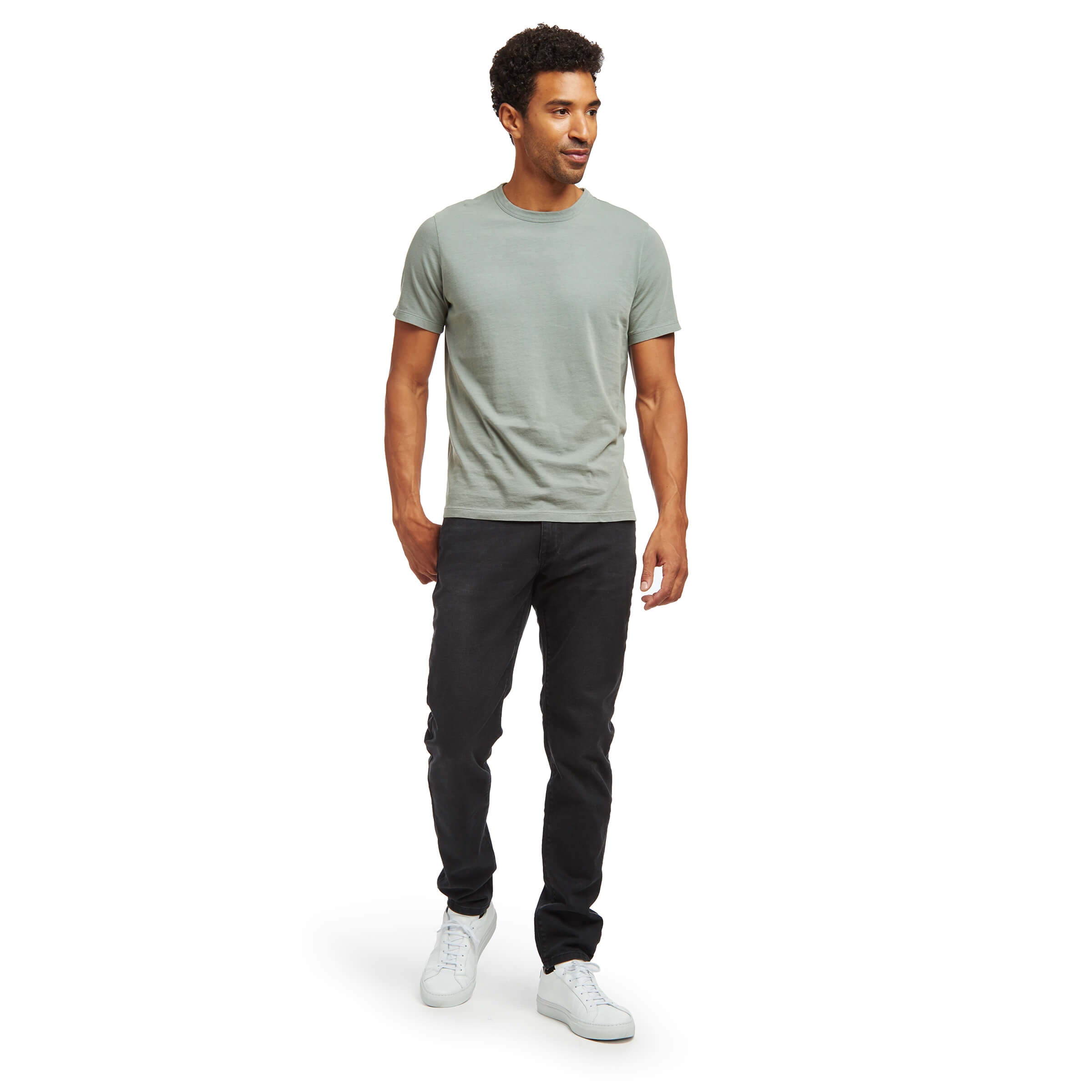Men wearing Medium/Dark Gray Skinny Stone Jeans