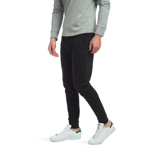 The French Terry Sweatpant Hooper Black Regular sweats