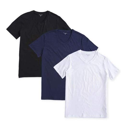 Classic V-Neck Driggs 3-Pack Black/Navy/White V-Neck tees