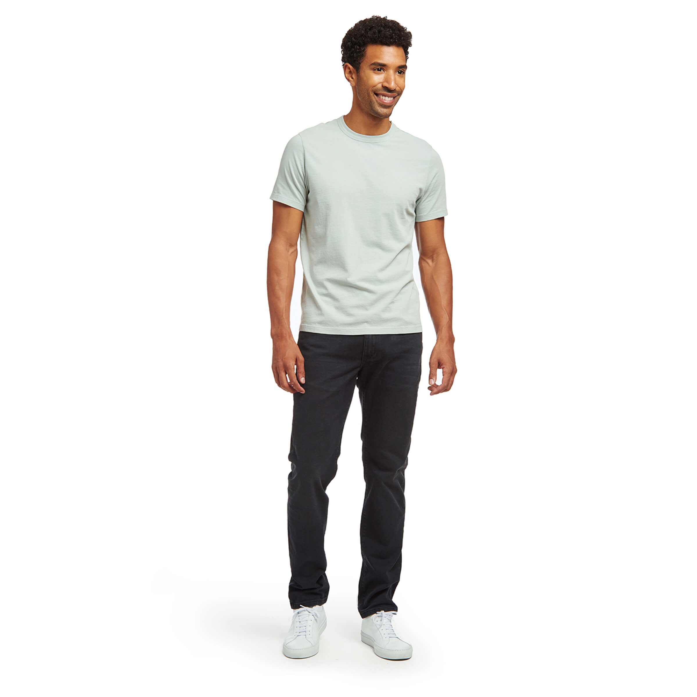 Men wearing Gris Médium/Foncé Slim Stone Jeans