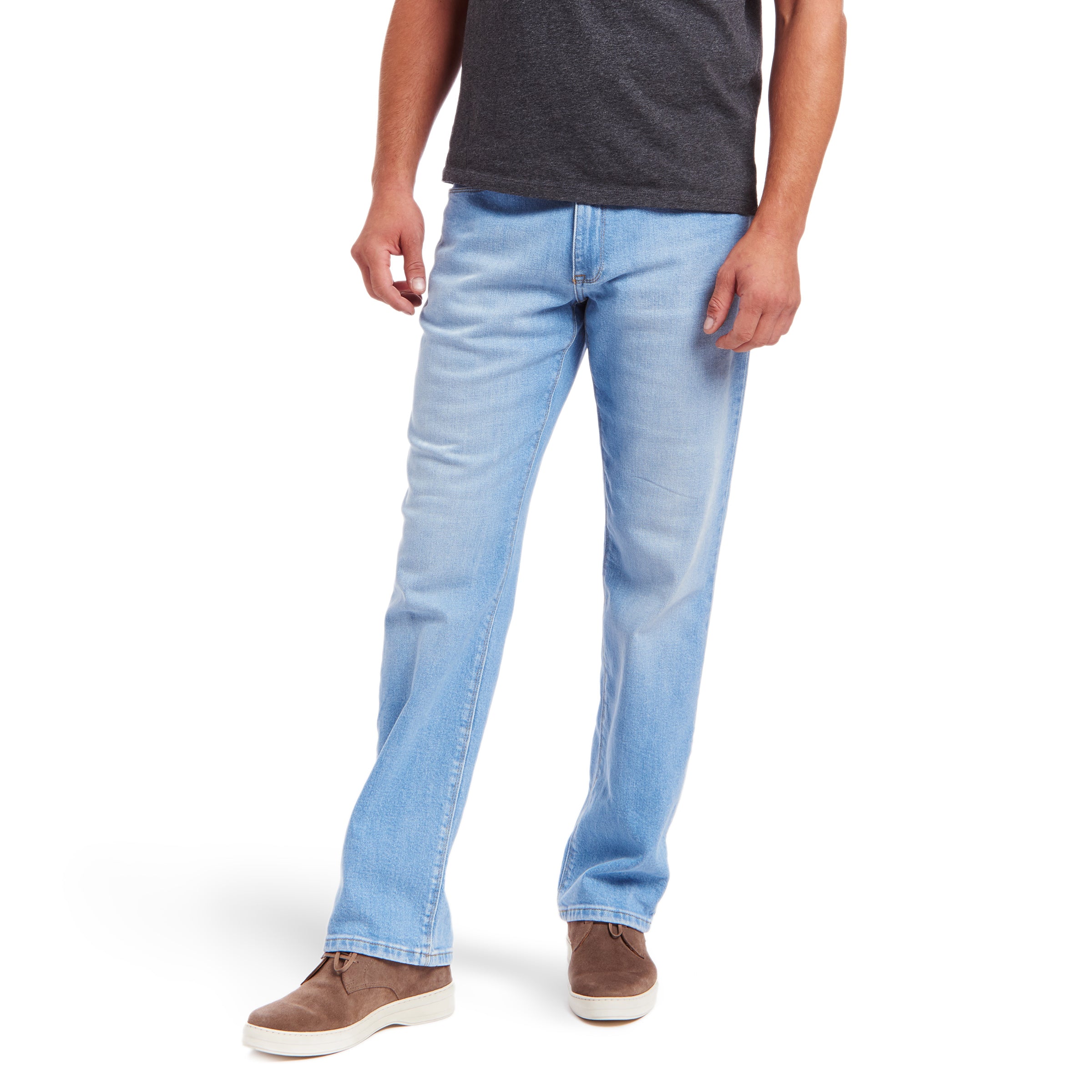 Men wearing Azul claro Straight Hubert Jeans