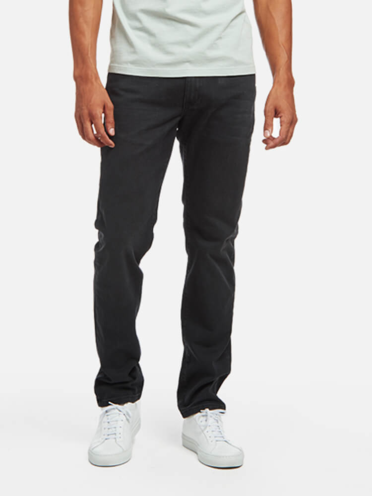 Men wearing Medium/Dark Gray Slim Stone Jeans