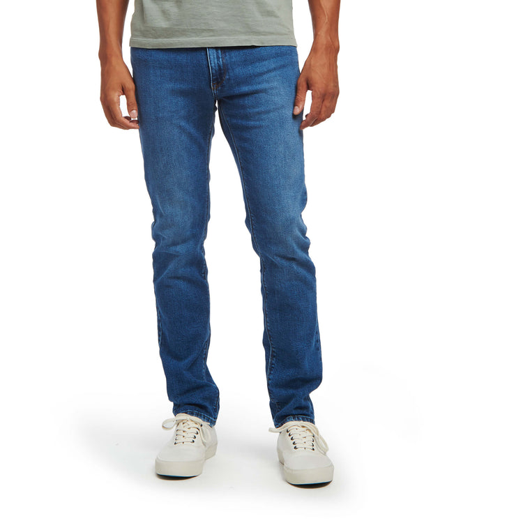 Men wearing Medium Blue Slim Hubert Jeans