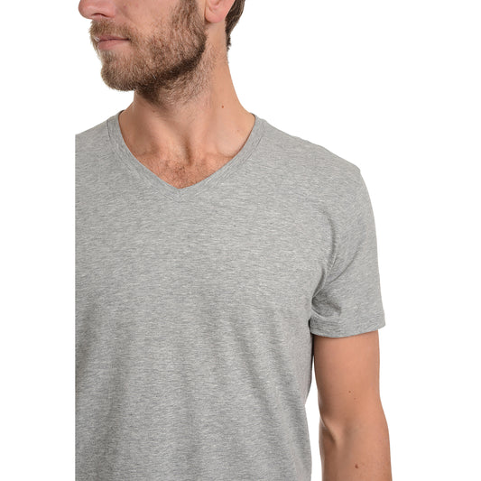 Classic V-Neck Driggs Tee Heather Gray V-Neck tees