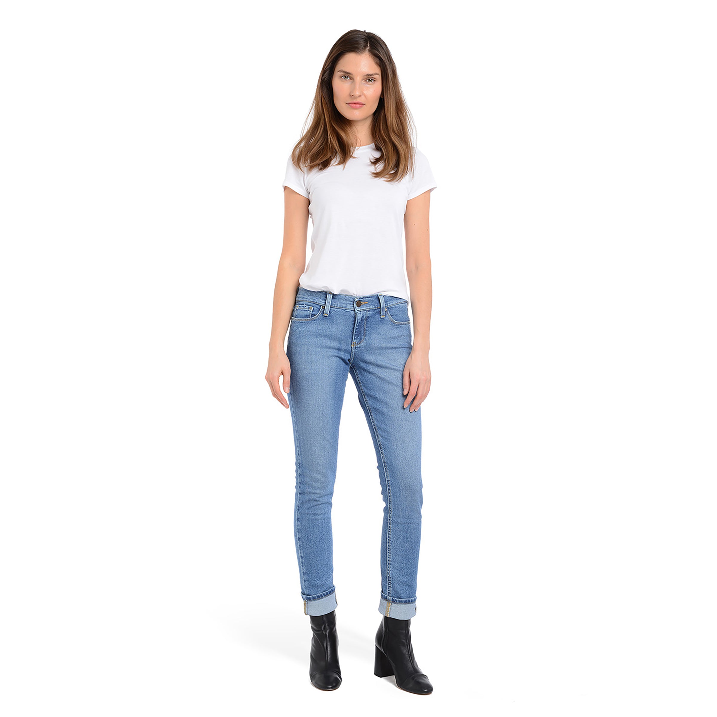 Women's Slim Straight Benson Jeans - Mott & Bow