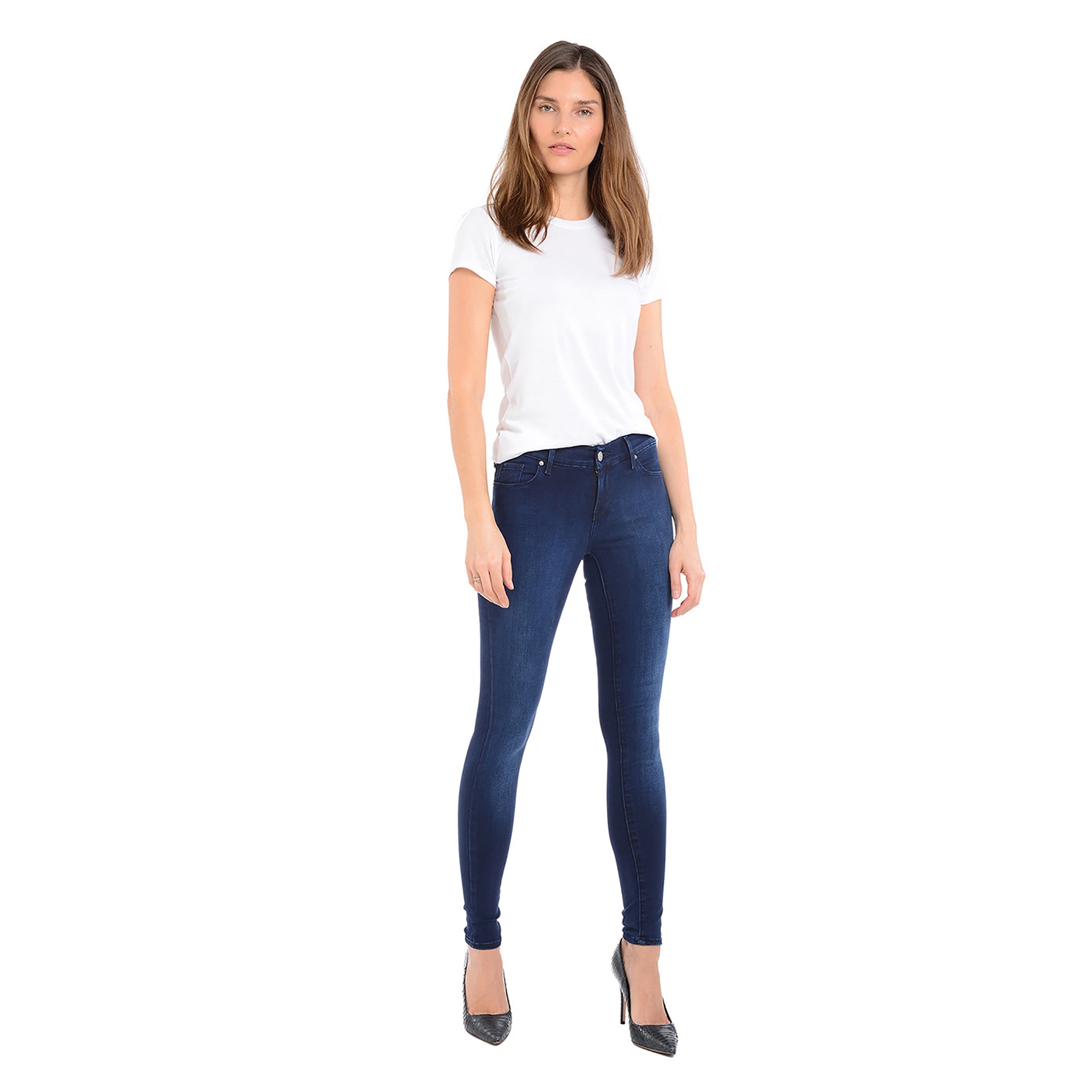 Women's Mid Rise Skinny Ann Jeans - Mott & Bow