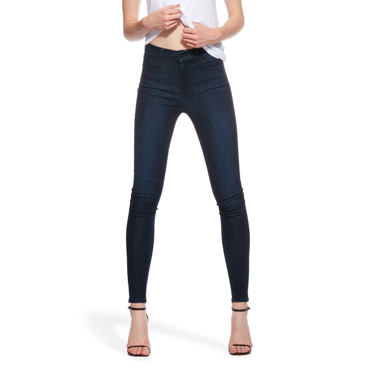 Women wearing Azul oscuro/medio High Rise Skinny Jane Jeans