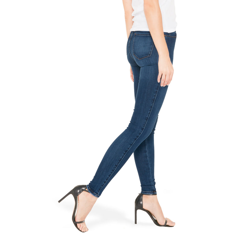 Women wearing Medium Blue High Rise Skinny Jane Jeans