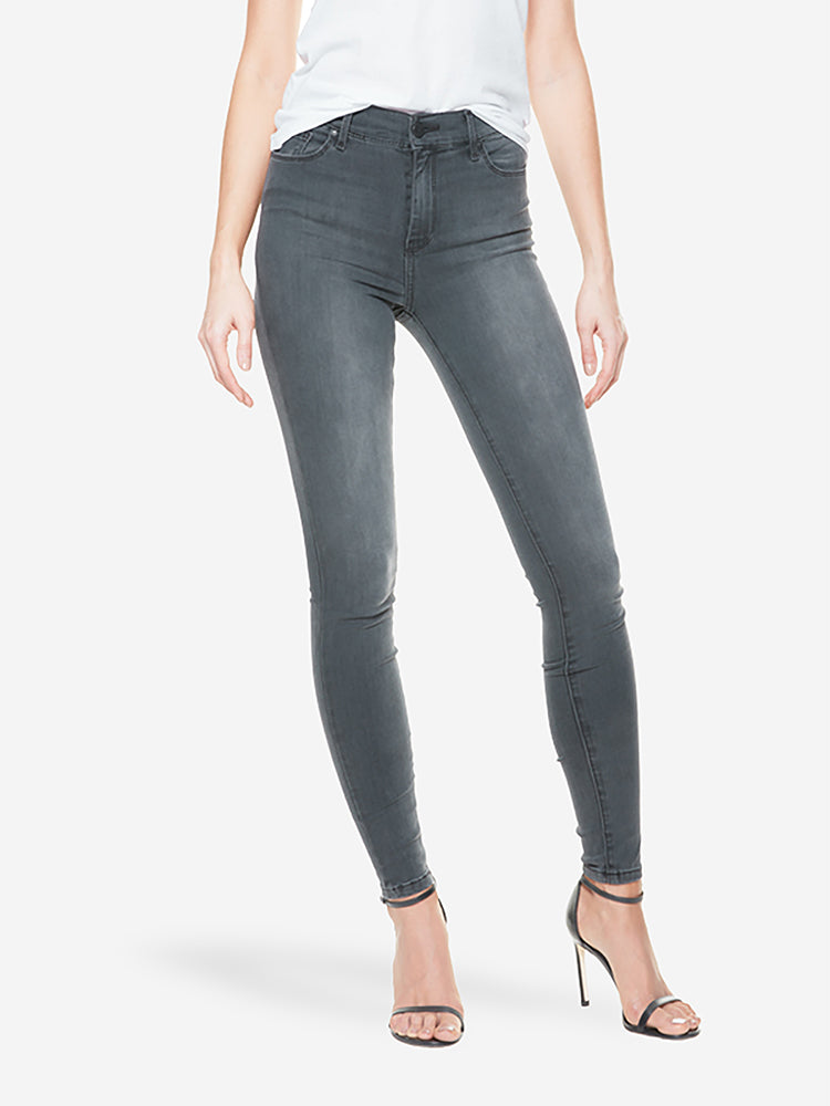 Women wearing Gris Médium High Rise Skinny Orchard Jeans