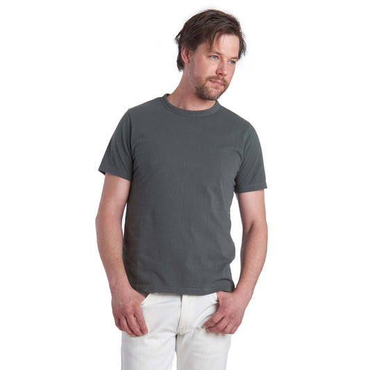 Classic Crew Driggs Tee Distressed Green Crew tees