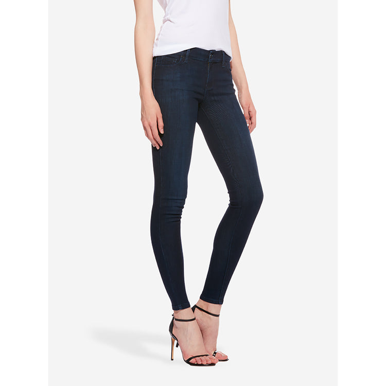 Women wearing Medium/Dark Blue Mid Rise Skinny Jane Jeans
