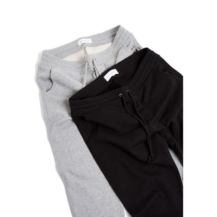 Men wearing Black The French Terry Sweatpant Hooper