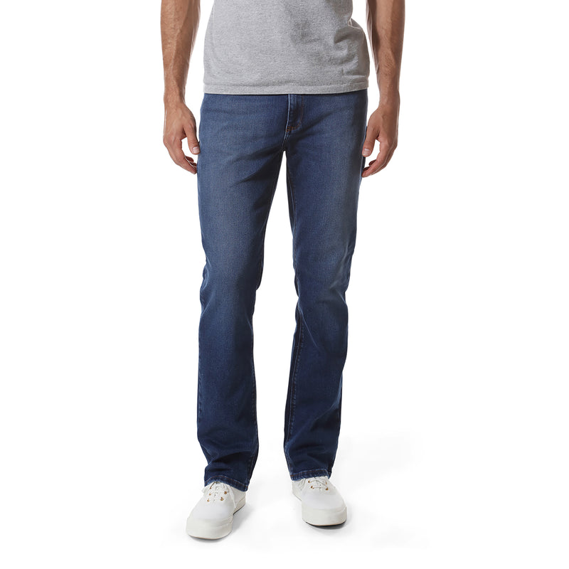 Men wearing Bleu clair/Médium Straight Oliver Jeans