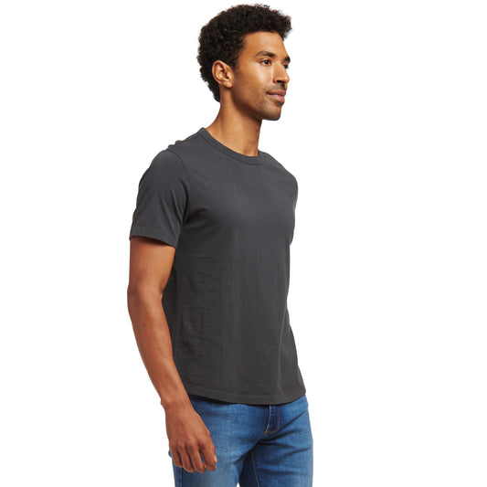 Curved Hem Driggs Tee Dark Gray Curved tees