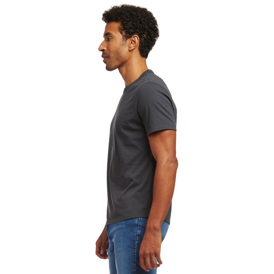 Curved Hem Driggs Tee Dark Gray Curved tees