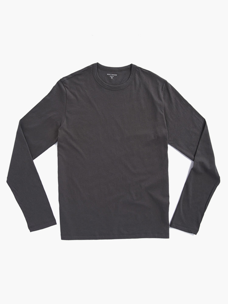  wearing White Long Sleeve Crew Tee Driggs
