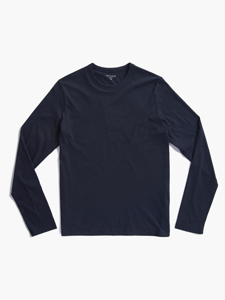  wearing White Long Sleeve Crew Tee Driggs