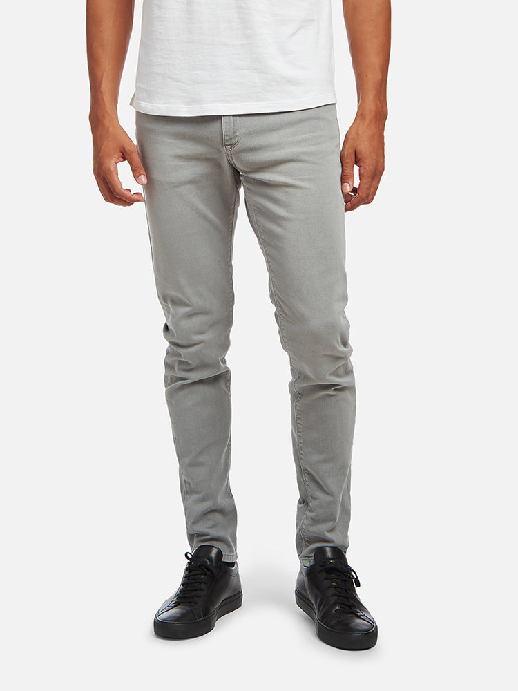 Men wearing Light Gray Skinny Mercer Jeans