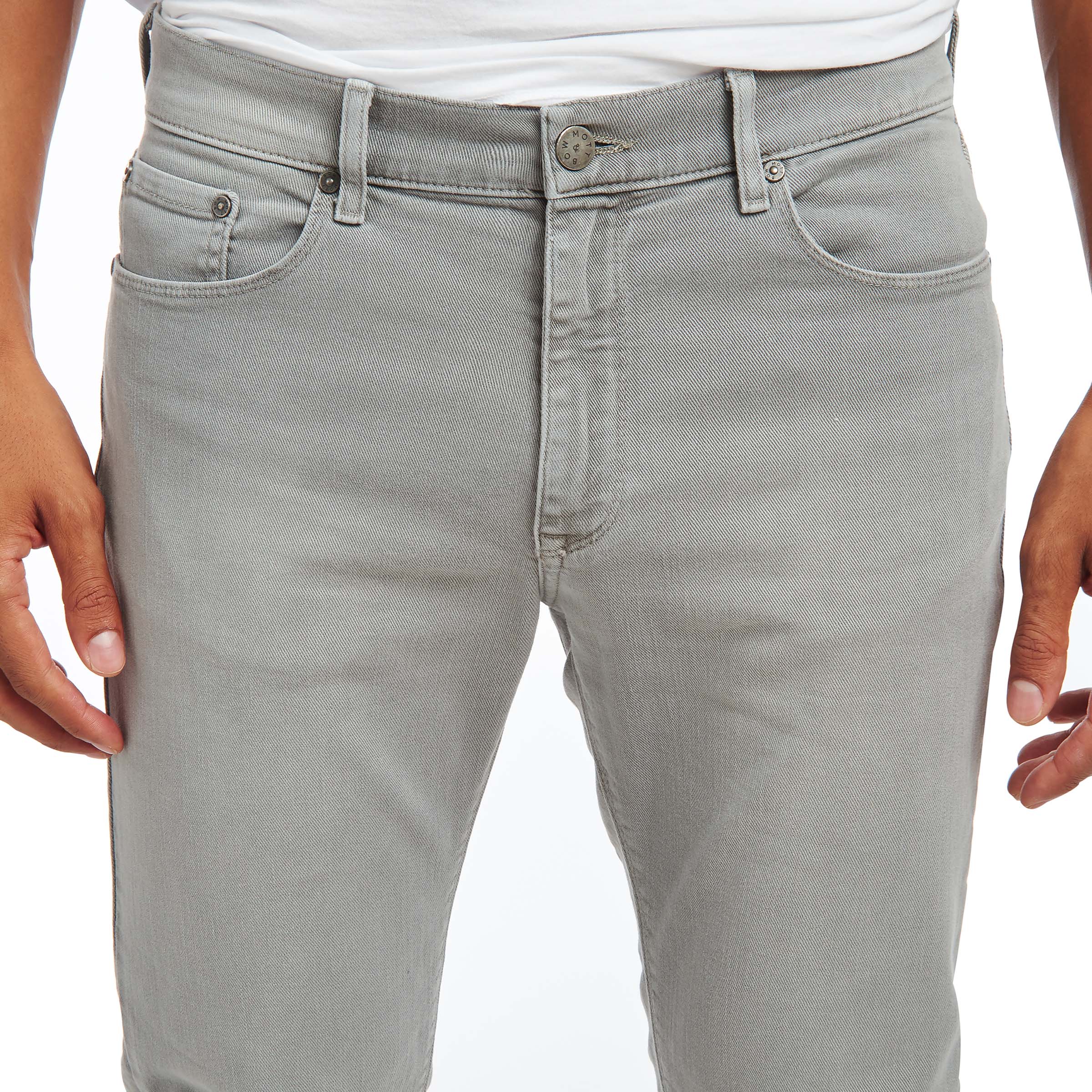 Men wearing Gris claro Skinny Mercer Jeans