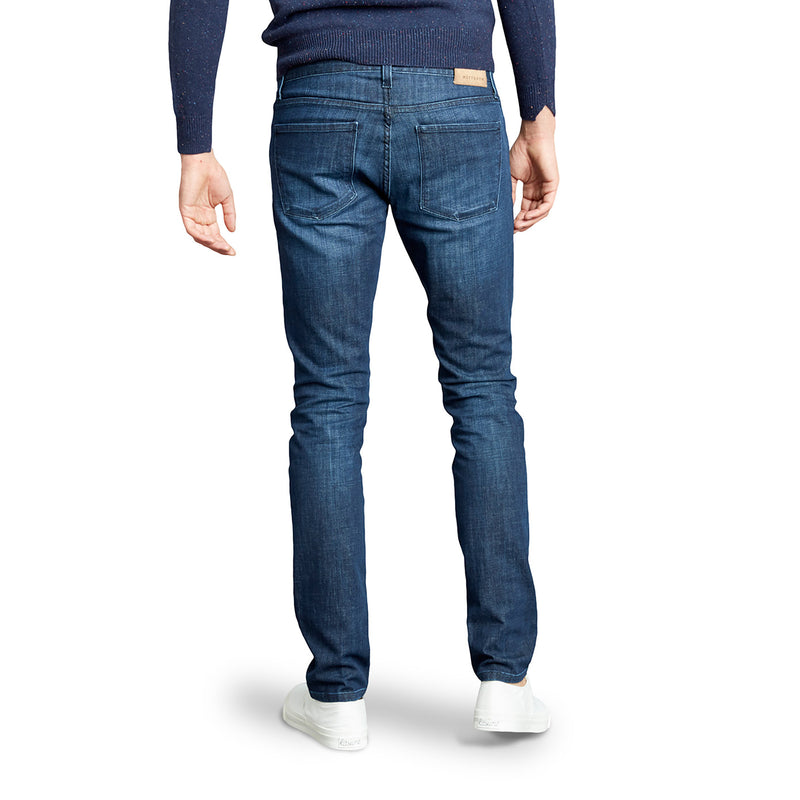 Men wearing Medium Blue Skinny Mosco Jeans