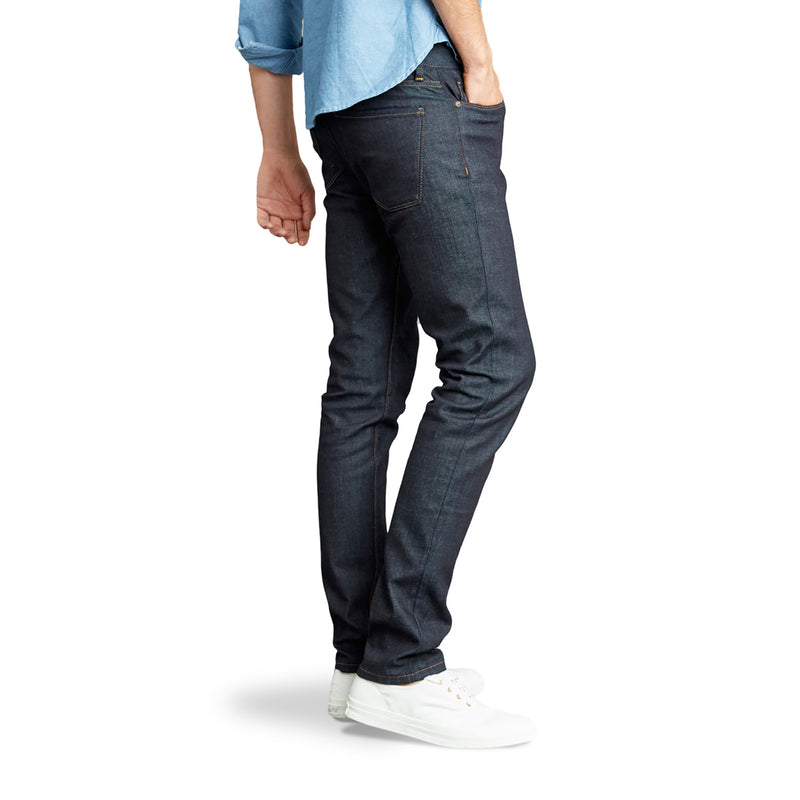 Men wearing Bleu Foncé Skinny Mosco Jeans