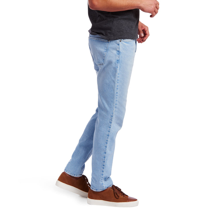 Men wearing Azul claro Skinny Hubert Jeans
