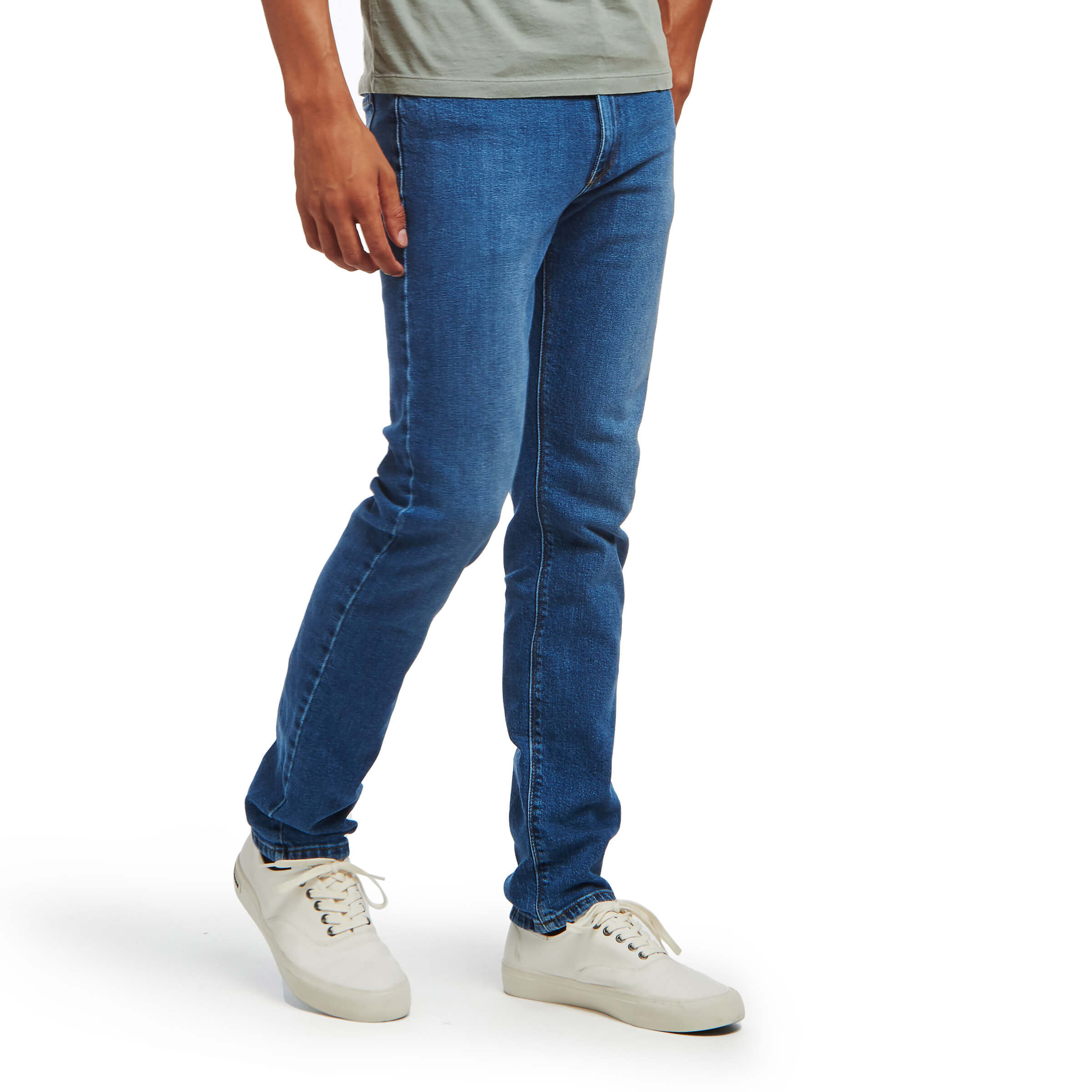 Men wearing Azul medio Slim Hubert Jeans