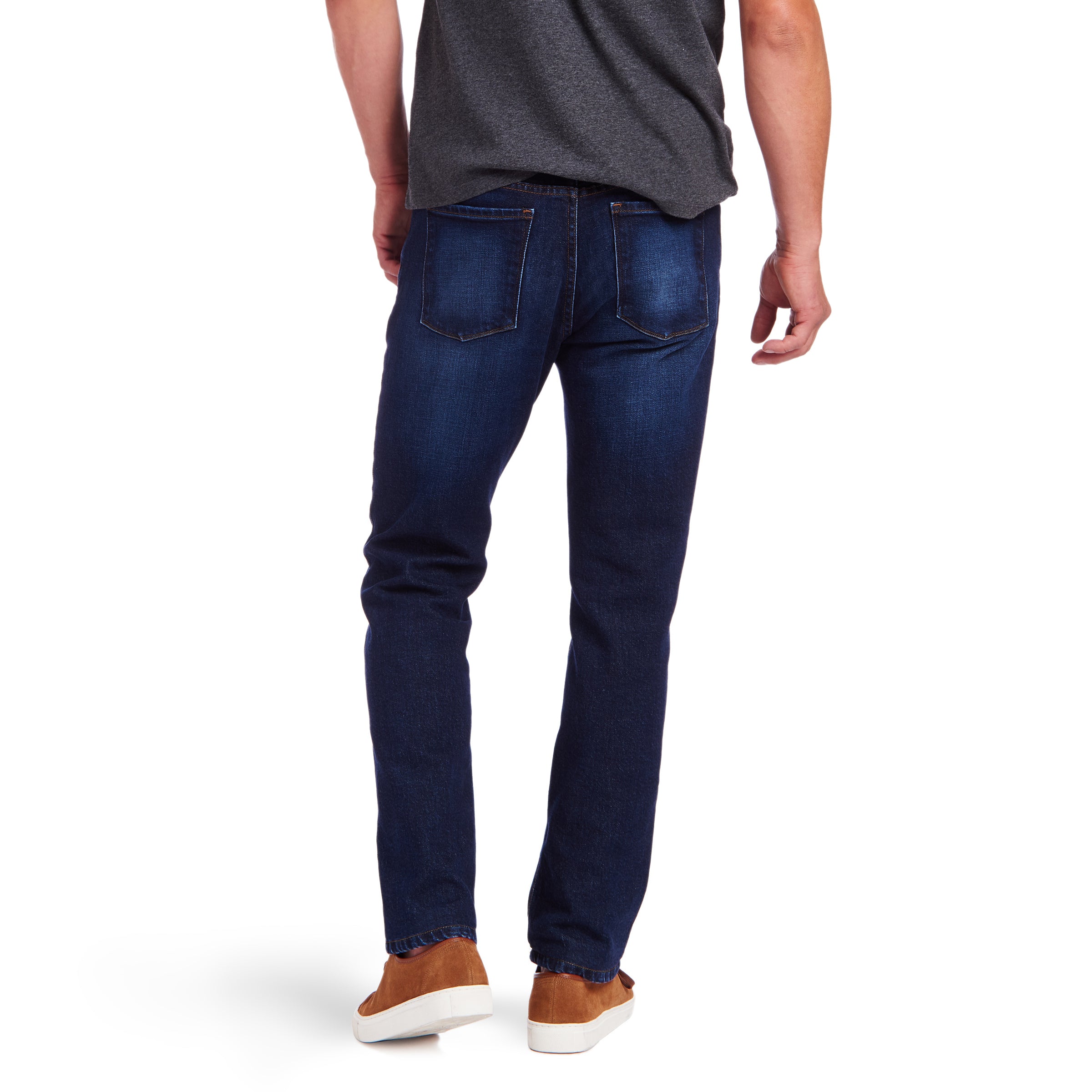 Men wearing Medium/Dark Blue Slim Hubert Jeans