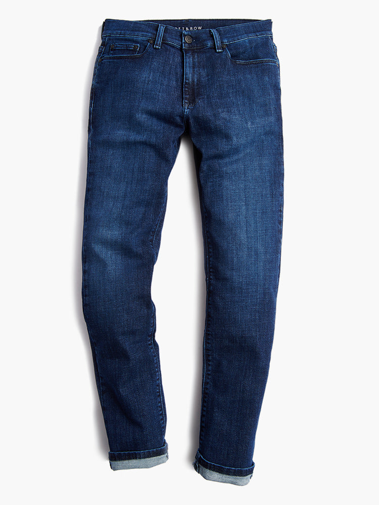 Men wearing Medium Blue Slim Wooster Jeans