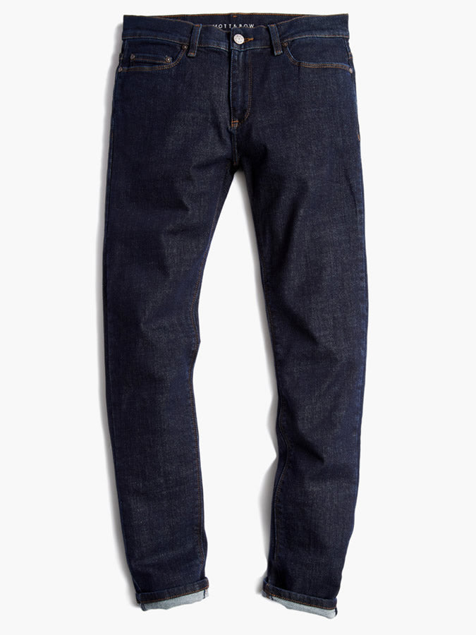 Men wearing Azul oscuro Skinny Wooster Jeans