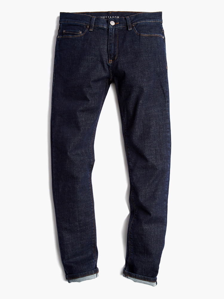 Men wearing Bleu Foncé Slim Wooster Jeans