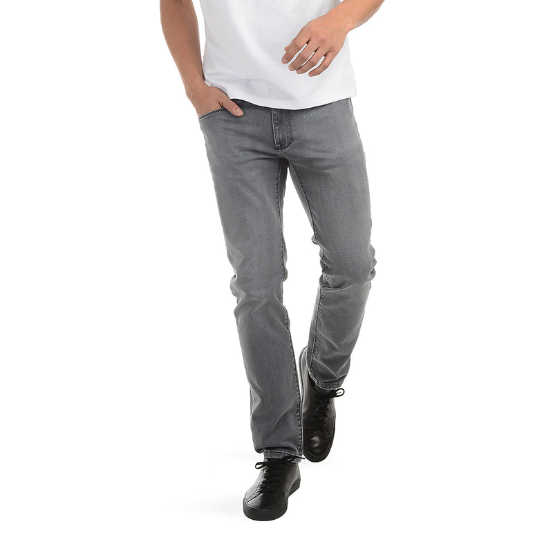 Men wearing Light Gray Slim Stone Jeans