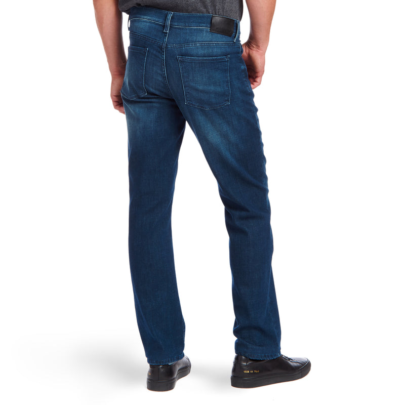 Men wearing Bleu  Médium/Foncé Straight Greene Jeans