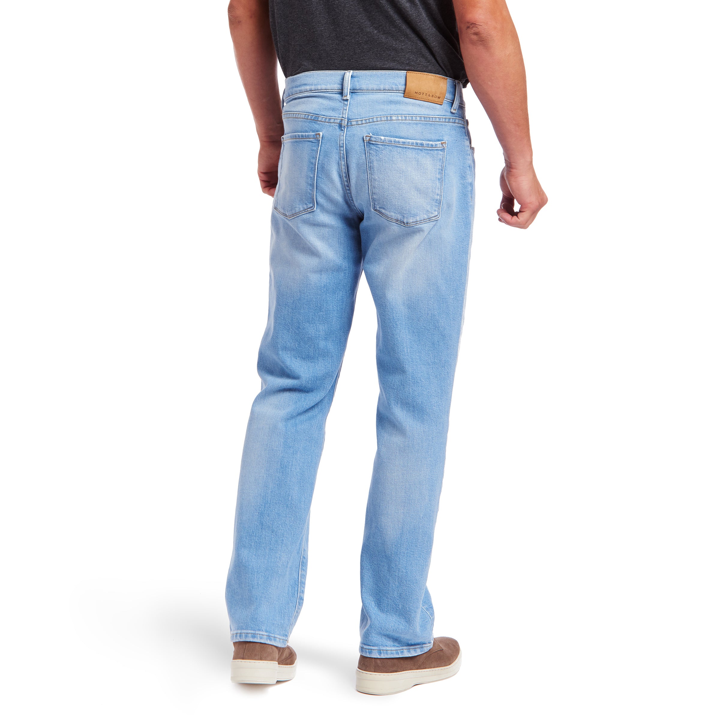 Men wearing Bleu Clair Straight Hubert Jeans