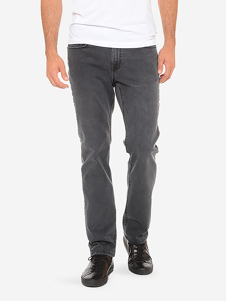 Men wearing Medium Gray Straight Stone Jeans