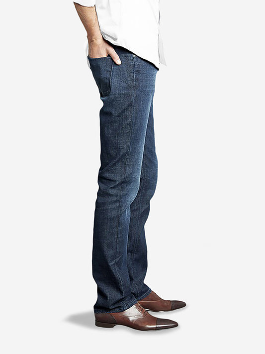 Straight Fit Jeans For Men - Mott & Bow